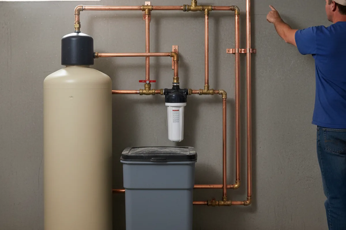 Whole-house water treatment system installed in Hauppauge