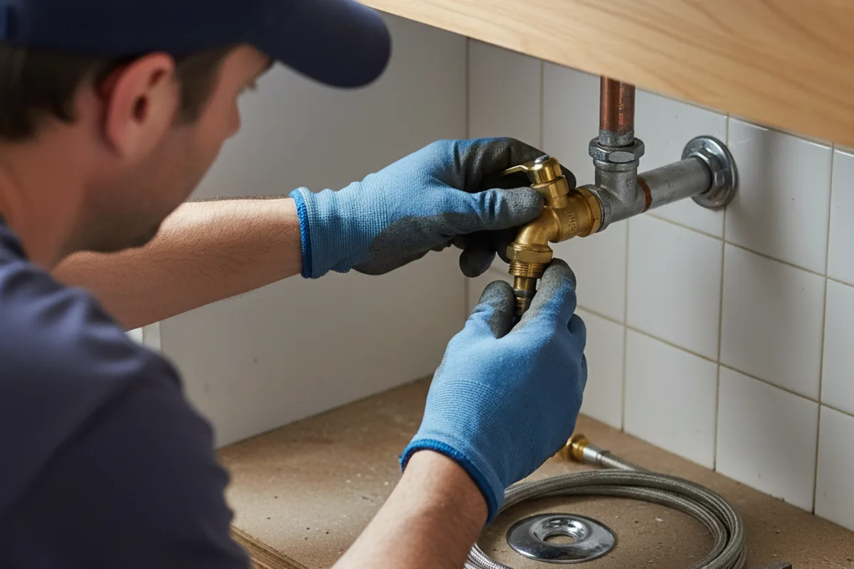 Shutoff valve and fitting work during Repiping in Hauppauge